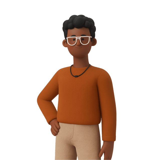 Une illustration 3D d'une personne